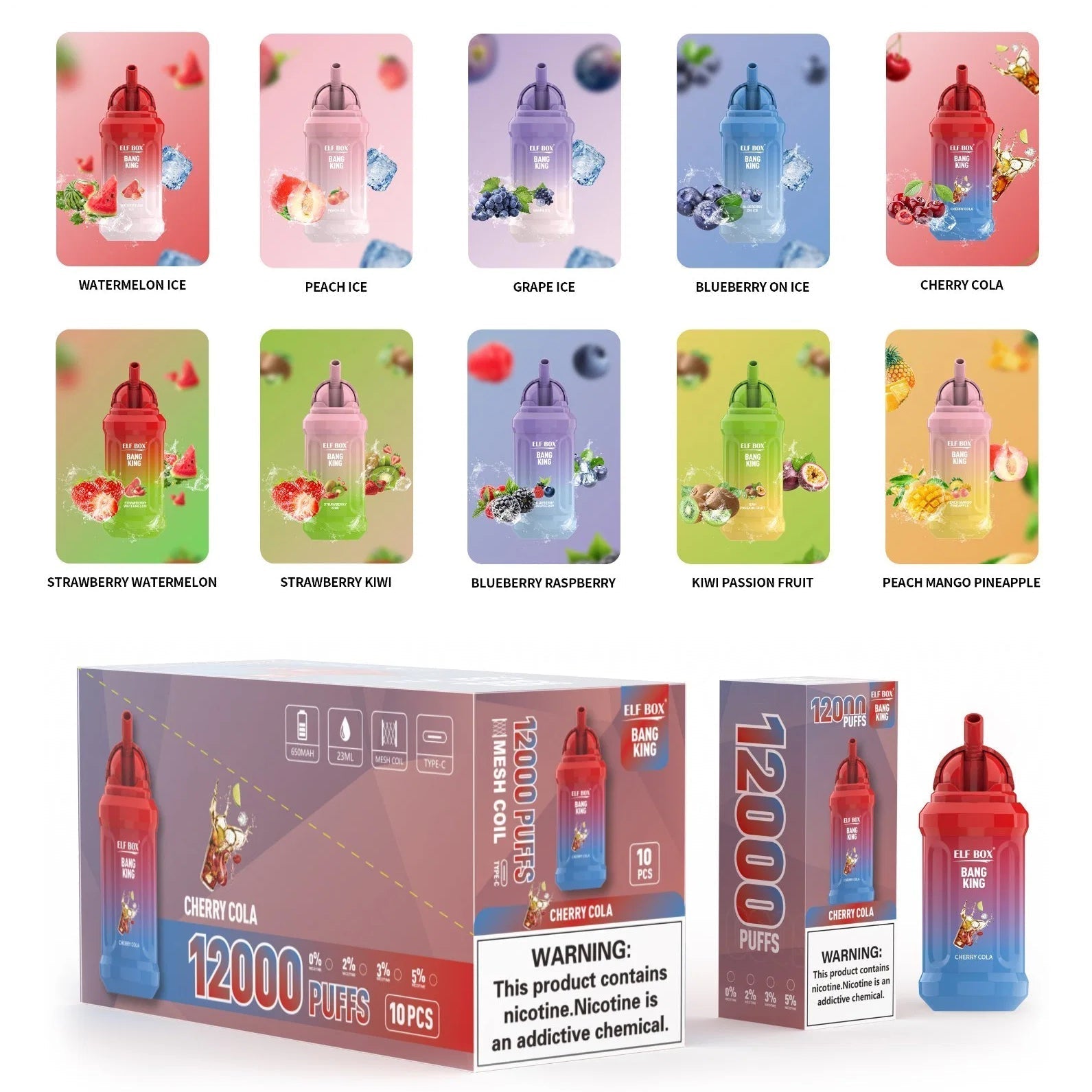 Boîte de 10 Puff 12k