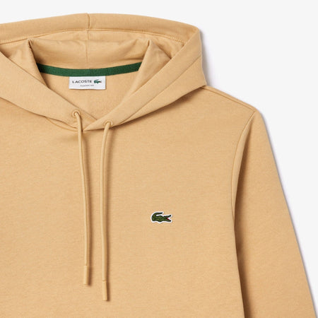 SWEATSHIRT À CAPUCHE HOMME LACOSTE EN COTON BIOLOGIQUE BEIGE